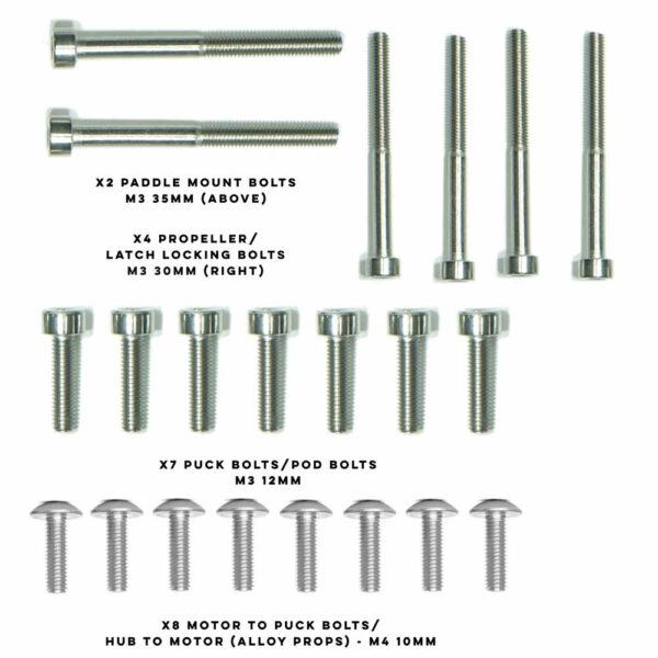 STAINLESS STEEL BOLT KIT - GEN1 - Image 2